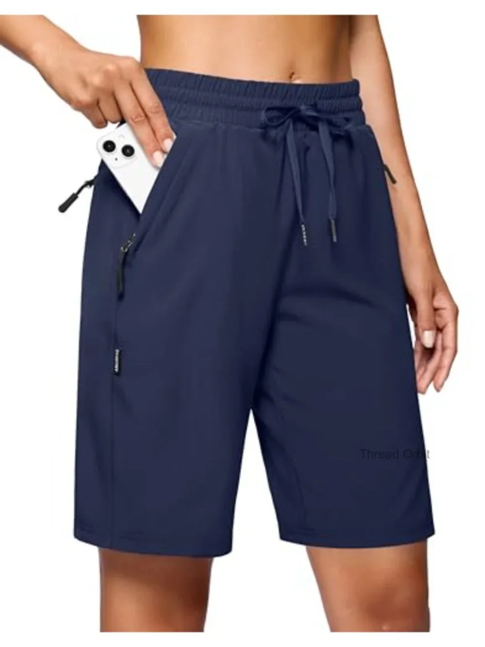 Women's Quick Dry Hiking Shorts with 3 Zipper Pockets UPF 50+